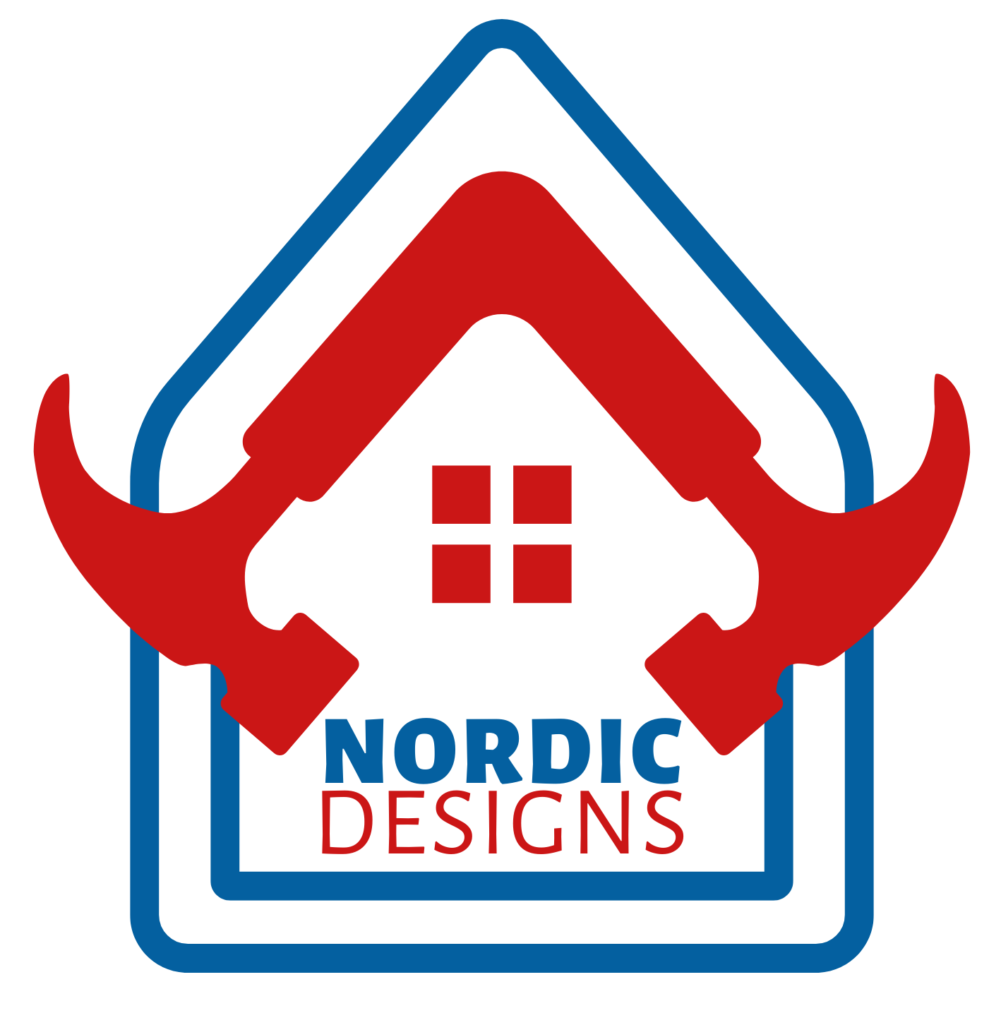 nordic designs, bath and home renovations logo